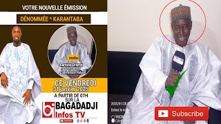 Émission Karantaba avec comme invité : Lamine Dramé Responsable Dahiratoule Hidaye À la présentation