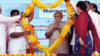 PM Modi in Gujarat, laying foundation of Greenfield Airport at Rajkot | Oneindia News