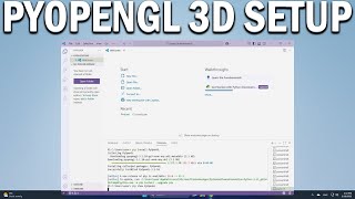 How To Implement 3D Graphics in Python Install PyOpenGL in VS Code for OpenGL Development