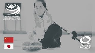 China v Japan - round robin - LGT World Women's Curling Championships 2019