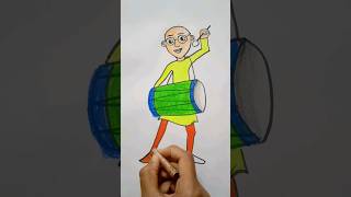 Motu patlu drawing with colour👌, #motupatlu #youtubeshorts #shorts #viral  #drawing #viral #trend