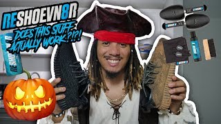 A PIRATE CLEANING PIRATE BLACK WITH THE RESHOEV8NER LAUNDRY KIT !!!