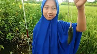 Serunya nemenin anak2 mancing