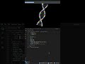 3D DNA Helix Animation Using HTML & CSS | Creative CSS Animation Tutorial #coding #htmlcss