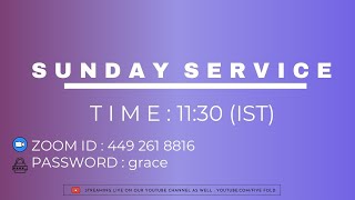 26th January 2025 // Sunday Service // LIVE