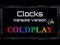 Coldplay • Clocks (CC Karaoke / Instrumental)