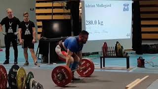 NM Styrkeløft 2018 - 280kg markløft