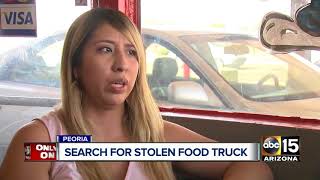 Peoria family out of work after food truck stolen