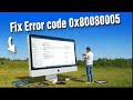 How to Fix Windows Update Error Code 0x80080005 | Step-by-Step Guide
