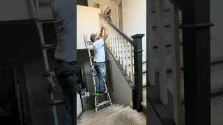 Stair Railing Paint Tutorial with FrogTape®