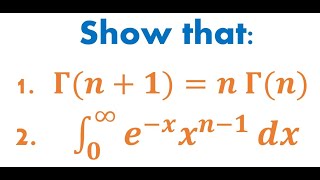 SR3 - Gamma function and recurrence formula the easy way.