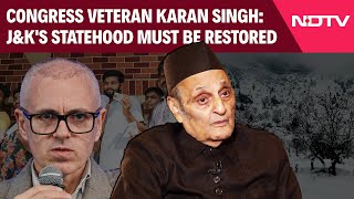 Jammu Kashmir Statehood | Congress Veteran Karan Singh Says J\u0026K's Statehood Must Be Restored