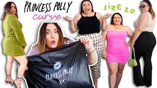 OMG! PRINCESS POLLY CURVE FIRST IMPRESSIONS TRY ON HAUL- SIZE 20 AUSTRALIA