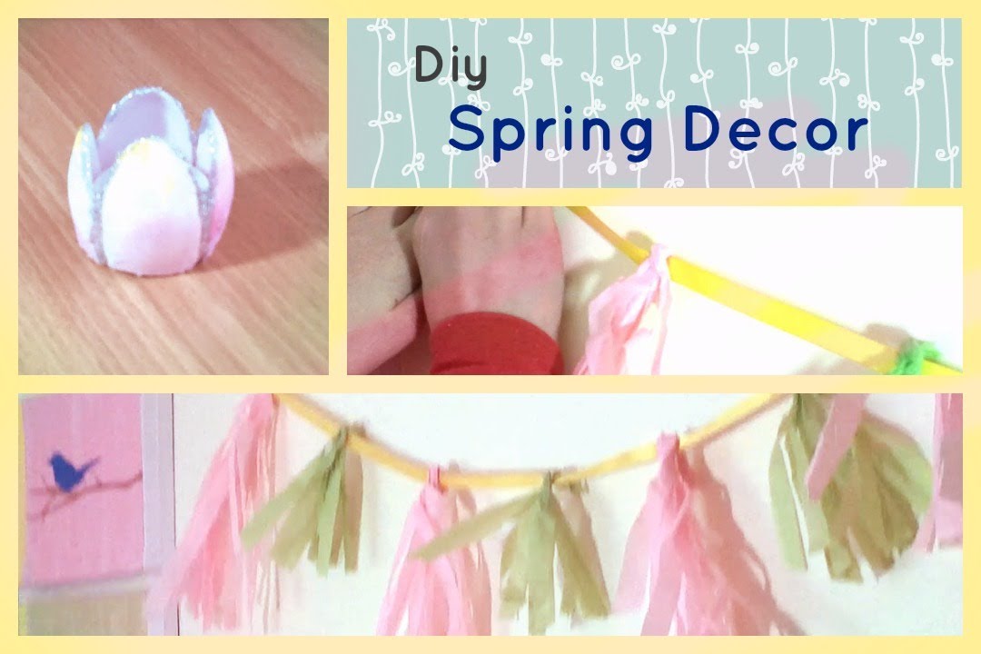 Diy Spring Decor Cute Spring Projects Youtube