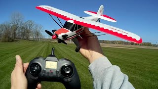 JJRC W01 J3 Piper Cub RTF RC Model Flight Test Review