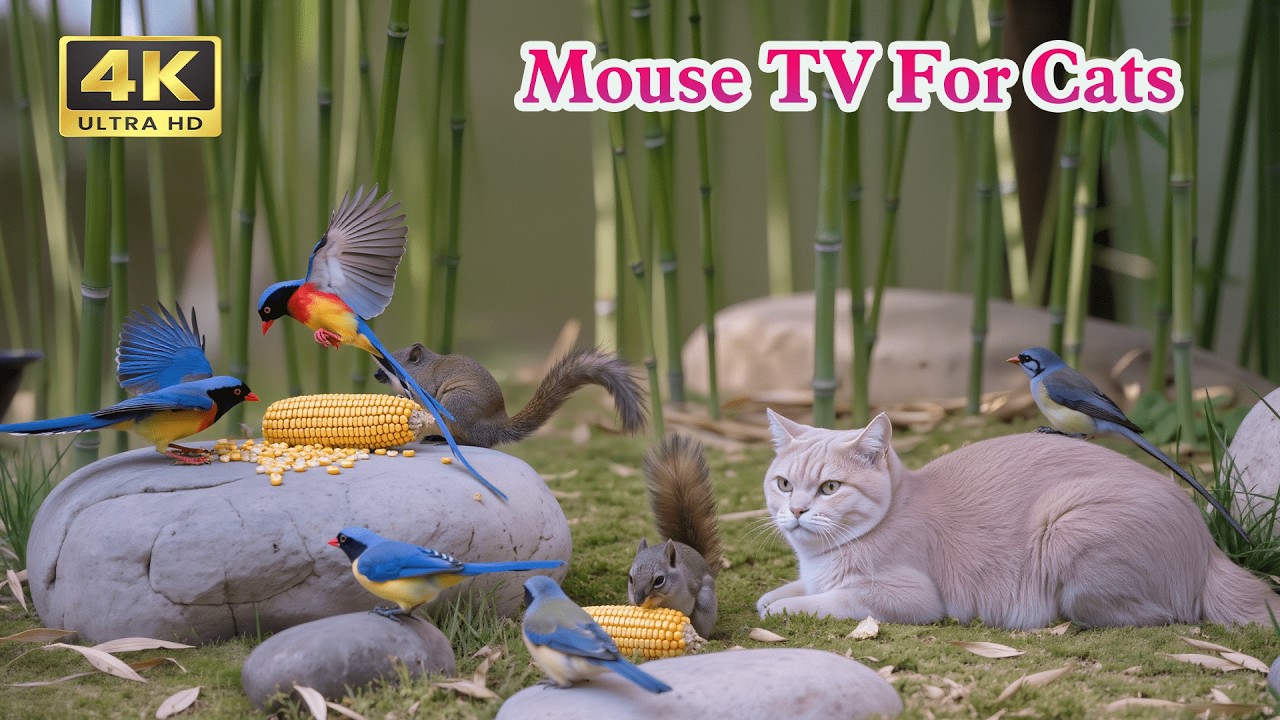 Cat Tv 4k 8 Hours Of Birds Mice Squirrels No Ads Pawsfeatherstv