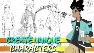 My Character Design Process for Creating Characters for Manga and Comics