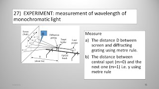 Cambridge A-level Physics: 8.3 Diffraction grating