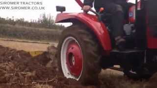 Siromer 204E with Single Furrow Plough in Ploughing Match