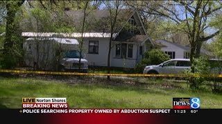 Police search Muskegon Co. property linked to abduction suspect