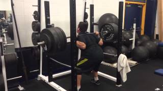 550lb squat PR.