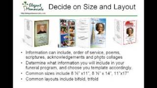 Funeral Program Templates