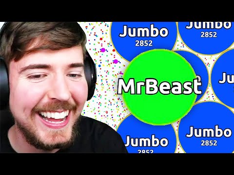 MrBeast juega Agar.io con Jumbo (puntuación de 456.000 $ en Agar.io)