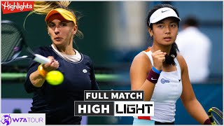 Alexandra Eala vs Lesia Tsurenko  Match Highlights - WTA Madrid Open 2024