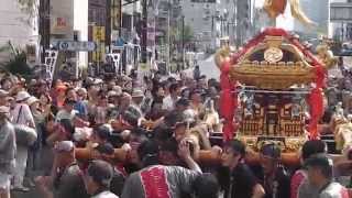 2014（平成26年）富岡八幡宮例大祭・門前仲町交差点/４４番・清澄三