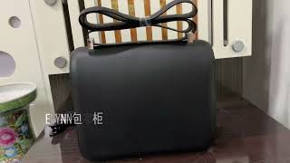 爱马仕hermes康康constance空姐包24box蜥蜴扣全手工蜡线，WeChat:watchno