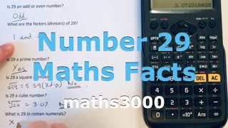 Number 29 Maths Facts (Is 29 Prime? What Are The Factors Of 29? Is 29 An Odd Number?)