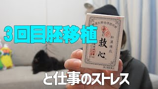 【不妊治療】3回目の胚移植と仕事のストレスで救心を買った話/41歳/体外受精/40代/vlog