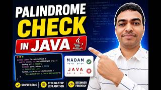 Program To Check for Palindrome in Java 🔥🚀🔥⚡🔥