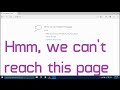 Hmm, we can't reach this page error in Microsoft Edge (Solved)