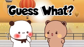 Guess What Peachu Wants! 😨| BubuDudu | GomuPeachu | BearPanda | Cute Couples | Love