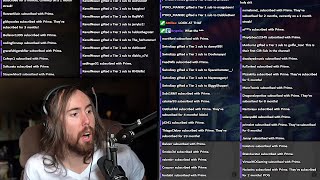 Asmongold INSTANTLY gets 1500 Subs after Mcconnell shouts TWITCH PRIME