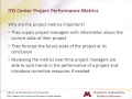 itg center project performance metrics introduction