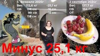 6 февраля 2025г. Минус 25,1 кг за 5+ месяцев. Что там с кожей? И немного про гиперлордоз.