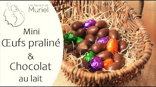 Recette Oeufs chocolat praliné // Technique de chocolatier