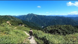 One fourth of the Tanigawa-dake Climbing Course