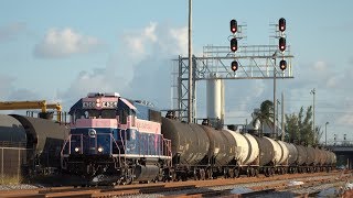 Florida East Coast Railway \u0026 Brightline TRAINS - Oct 2019