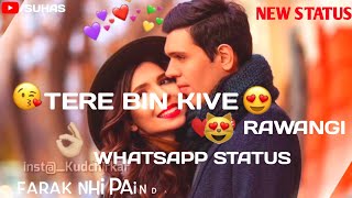 Tere Bin Kive Rawangi WhatsApp Status Jannat Zubair And Mr Faisu||Tere Bin live Rawangi Song Status