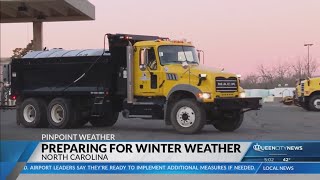 NCDOT, Duke Energy preparing for snow and ice