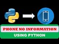 Trace Mobile Number location, cell phone tracking Using Python