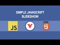 Simple JavaScript ES6 Slideshow