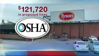 Tyson Foods cited for safety hazards