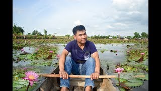 พาพายเรือเที่ยวตลาดน้ำทุ่งบัวแดง กินเมี่ยงใบบัว