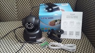 Sricam SP012 720P H.264 Wifi IP Camera (Unboxing, sample day and night)