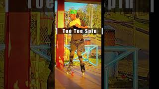 Toe Toe Spin - Freestyle Slalom Skate Training