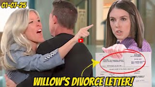 ABC Full [01-07-2025] General Hospital Episode: Willow's Divorce Letter to Carly After Michael Dies!